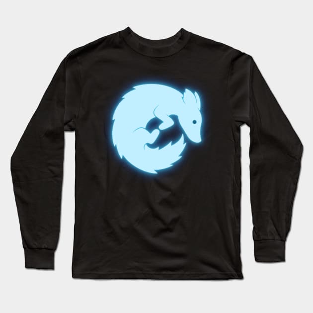 The Ghost Wolf Long Sleeve T-Shirt by JuliaCoffin